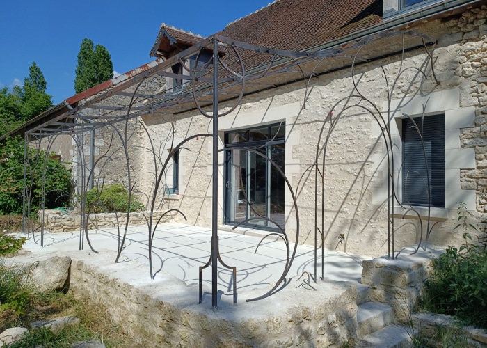 Ferronerie d_art – pergola + garde corps + balcon + pièce MAF
